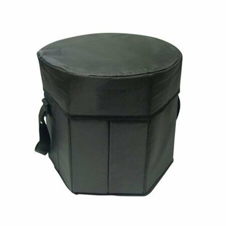 SEA FOAM CO Buy Smart Depot  Folding Portable Game Cooler Seat - Black G7370 Black